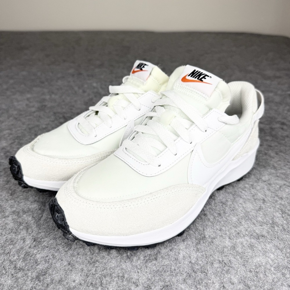 Nike NEW Waffle Debut Shoes Womens Sz 7 White Black Running Sneakers DH9523-100